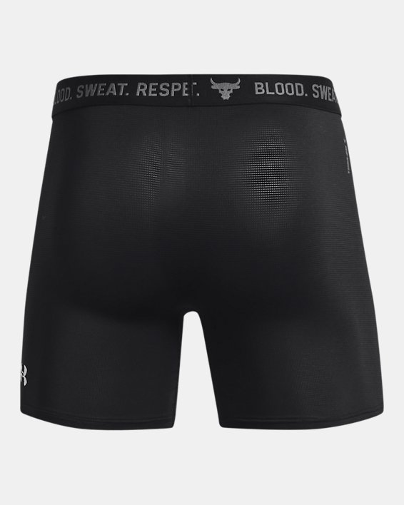 Men's Project Rock Iso-Chill 6" Boxerjock® in Black image number 3